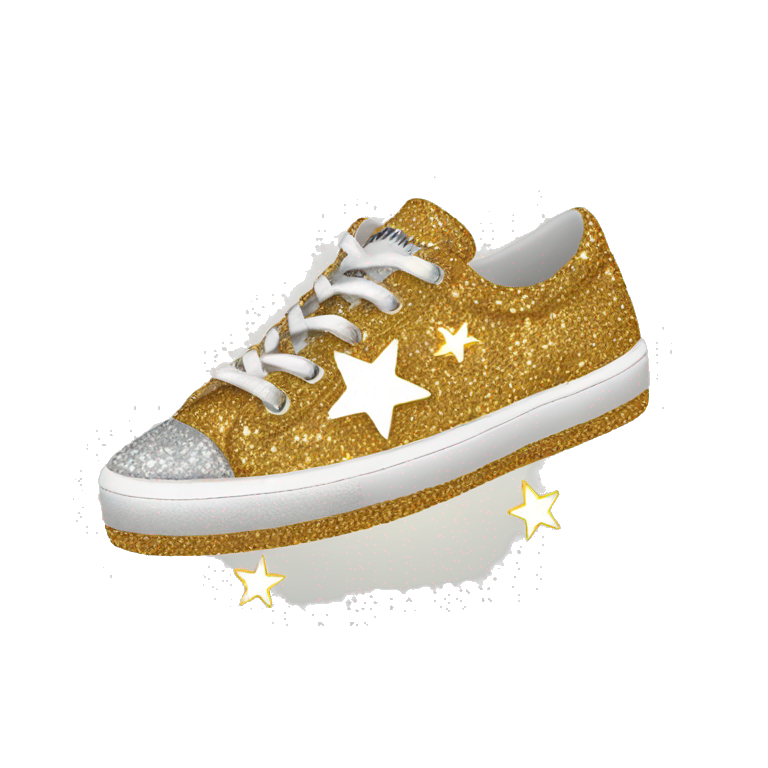 golden goose sneaker glitter emoji AI Emoji Generator