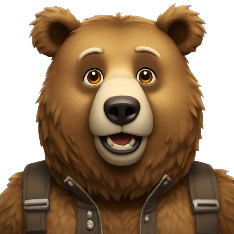  Animatronic bear emoji