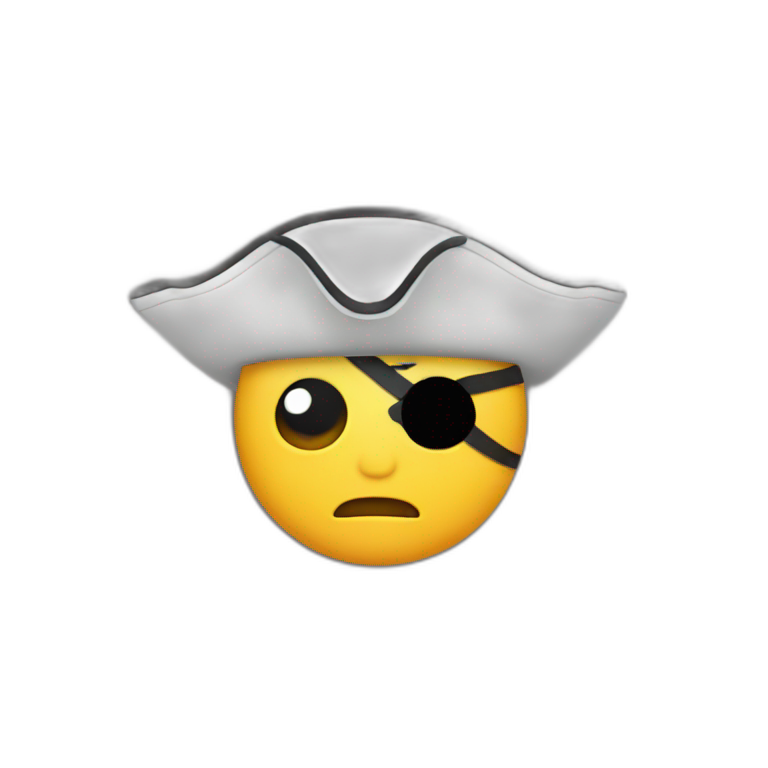 Pirate one eye  emoji