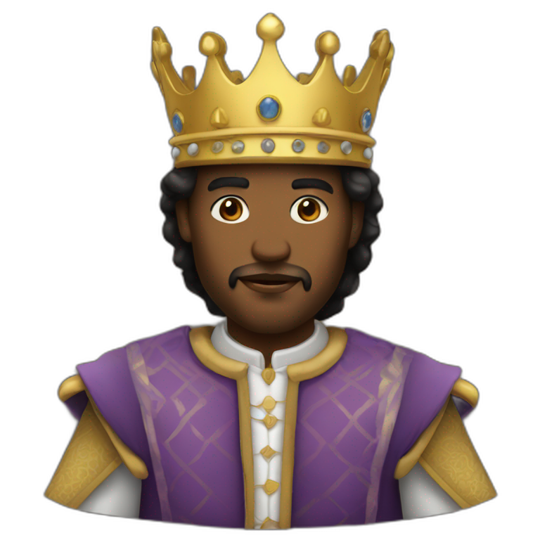 King whit man emoji