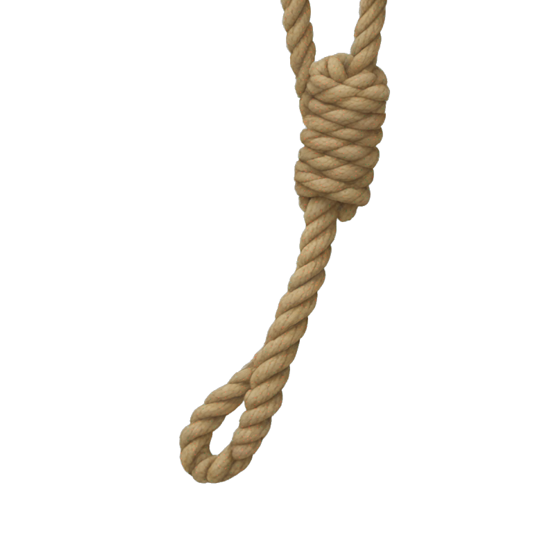 hanging rope emoji