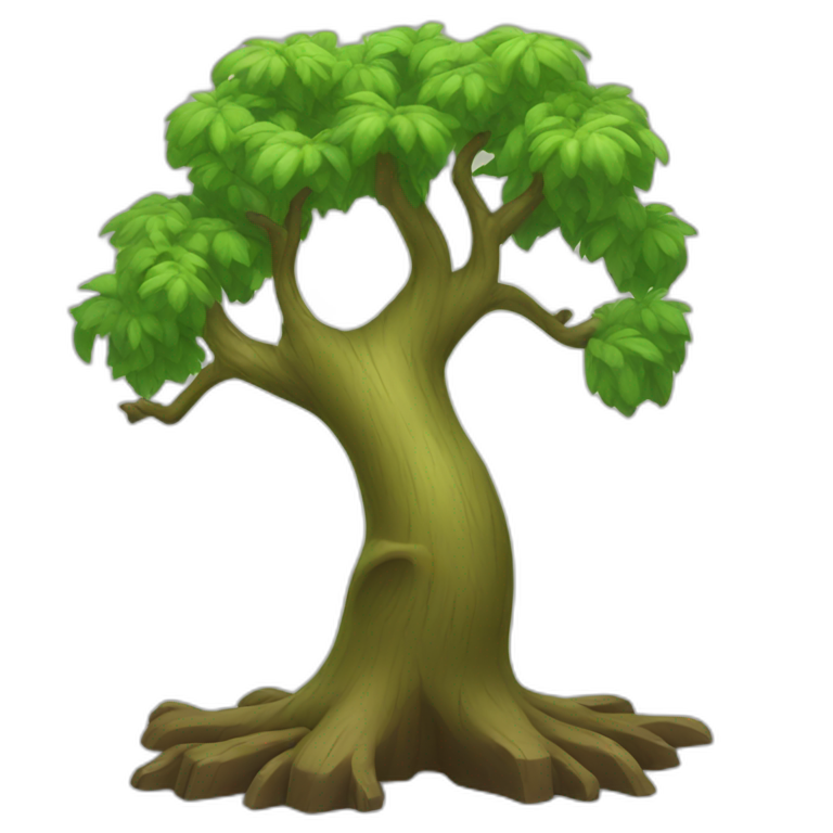 Tree dancing emoji