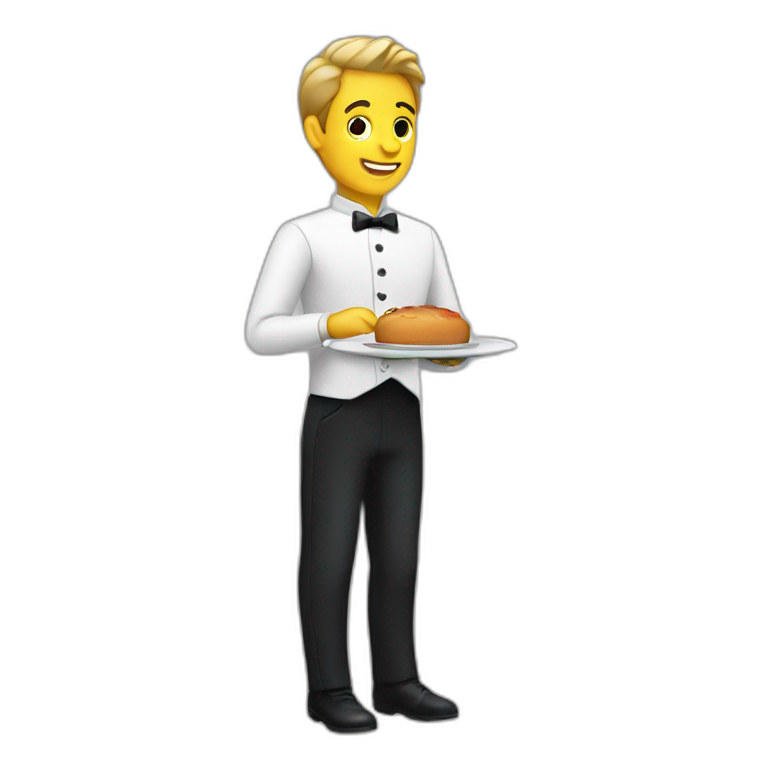 waiter emoji