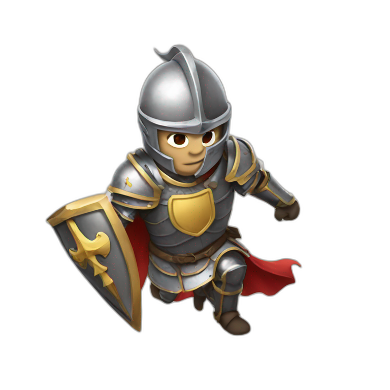 Charging knights emoji