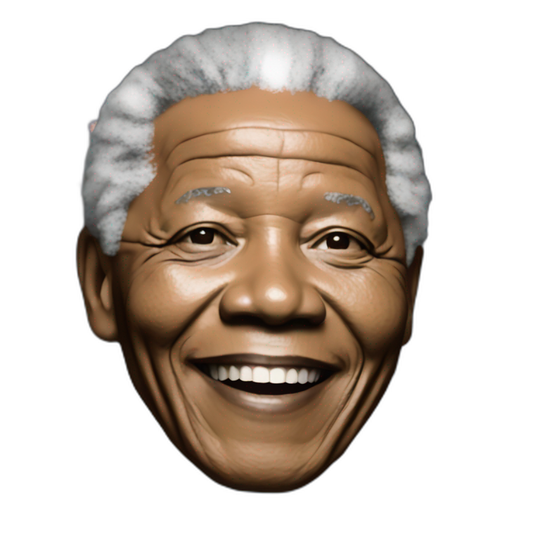 Nelson Mandela in space emoji