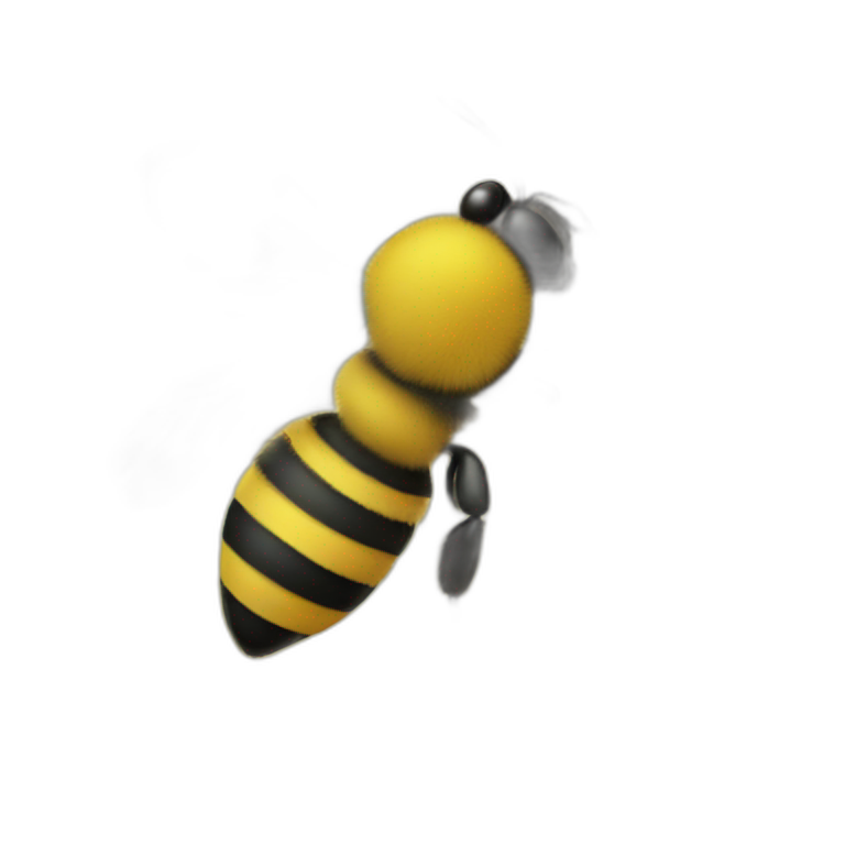 Bee on honeycomb emoji