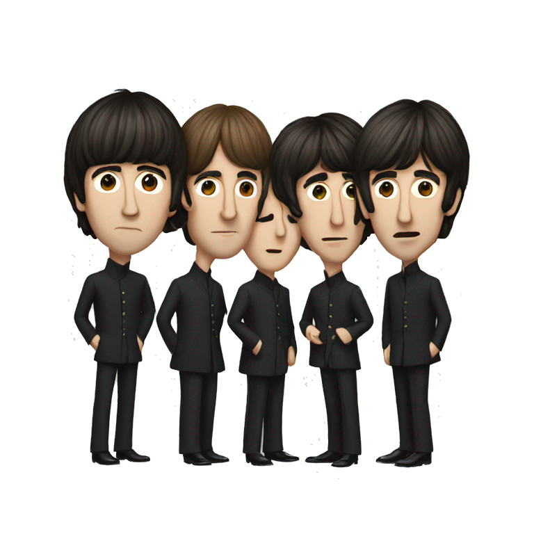 The Beatles band  emoji