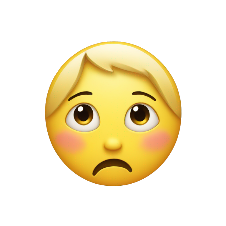 Happy and sad face  emoji