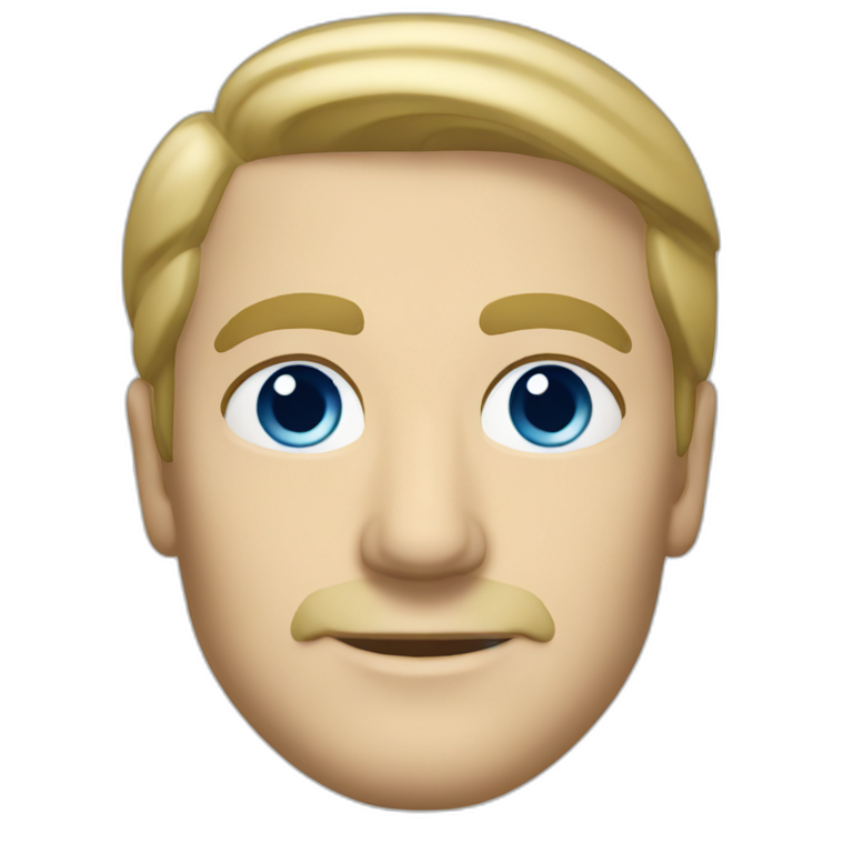 Atatürk blue eyes and blonde hair emoji
