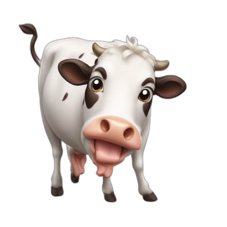 cows farting emoji