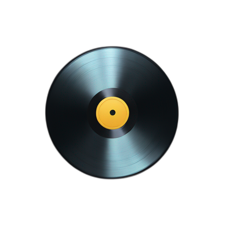 Vinyl disk emoji