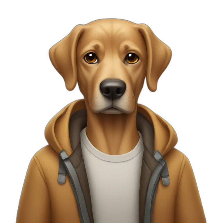 Dog man emoji