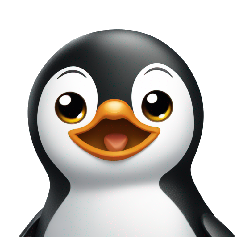 Pingüino tierno emoji