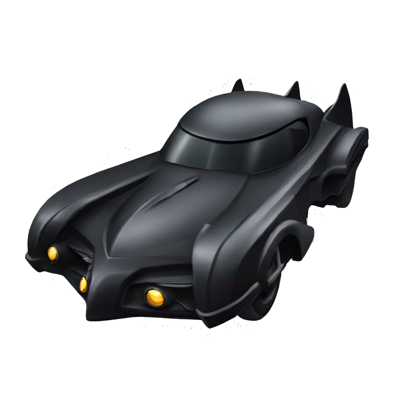 Batmobile speeding emoji
