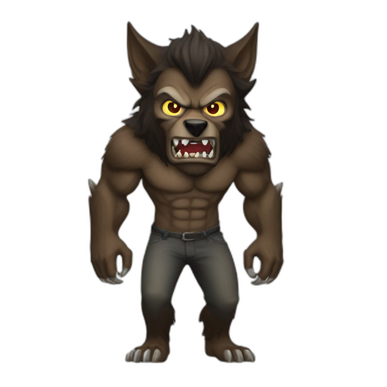 werewolf nightmare emoji