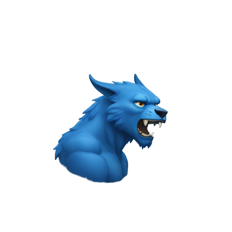 blue beast emoji