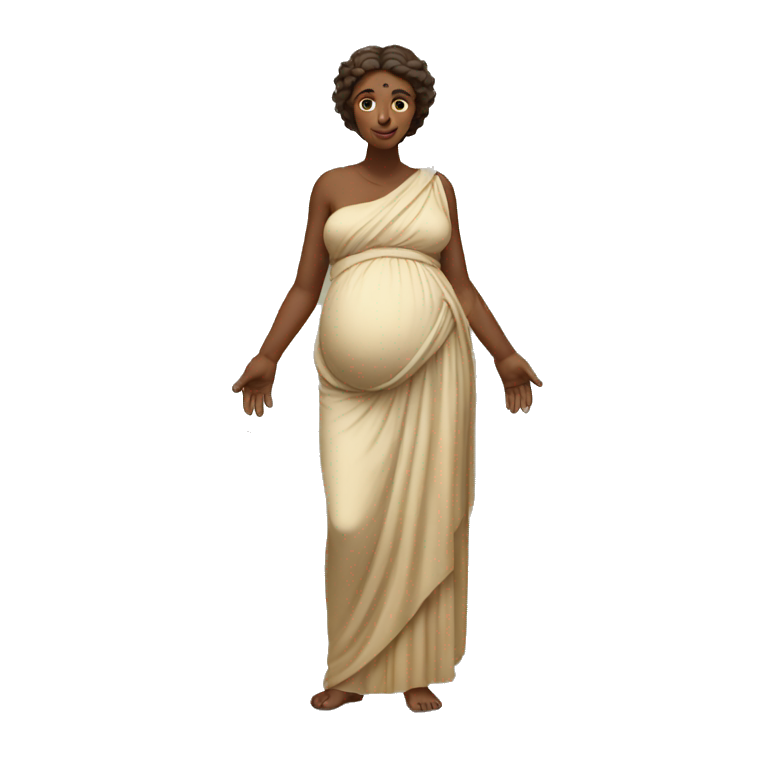 ancient greek woman pregnant emoji