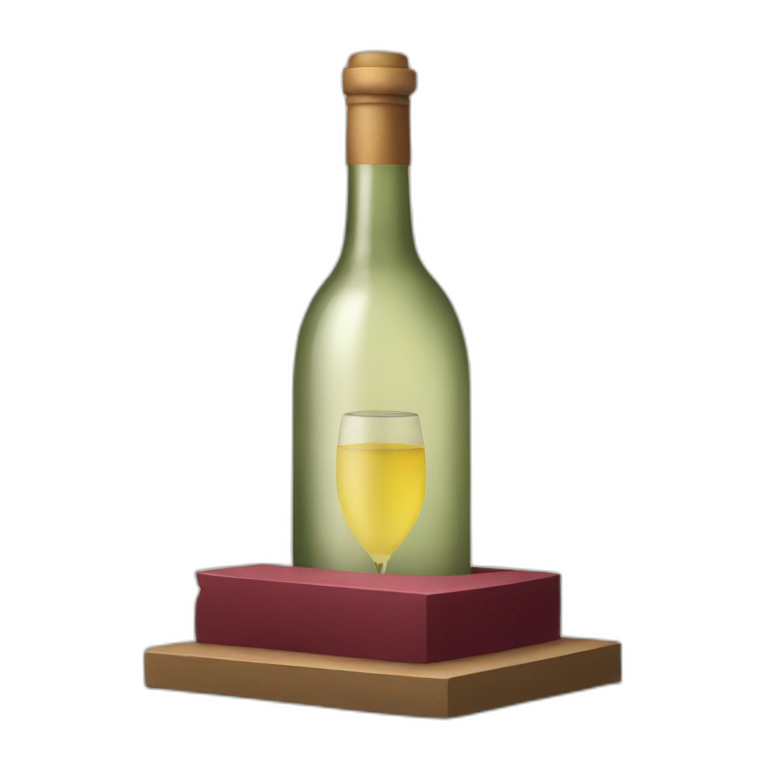wine under the guillotine emoji