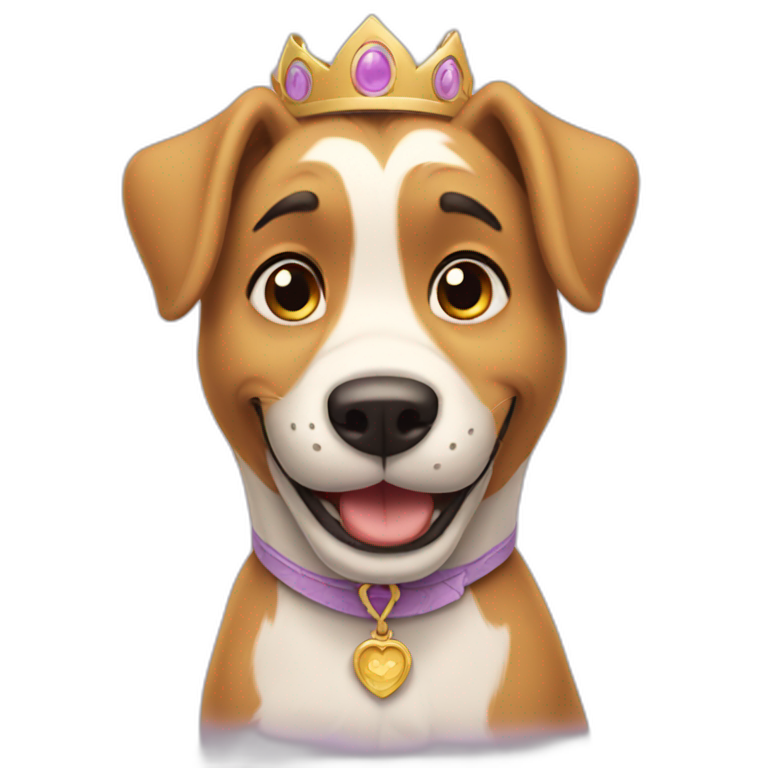 Disney-dog-princess emoji