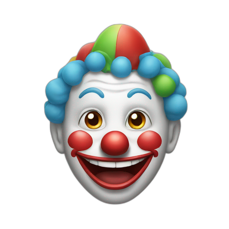 clown happy emoji
