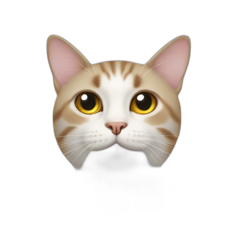 cat one-eyed emoji