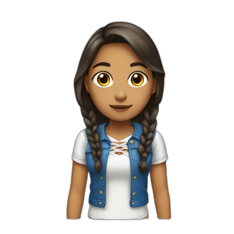 colombian girl emoji