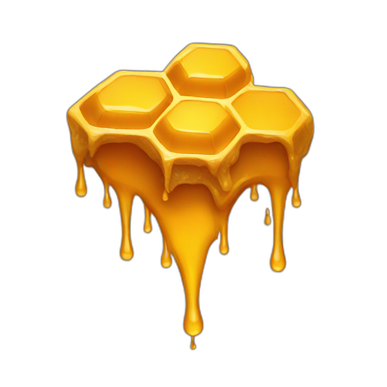 dripping honeycomb emoji