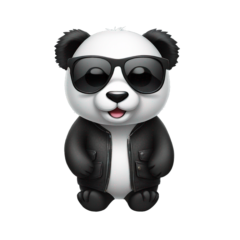 panda wearing sunglasses emoji