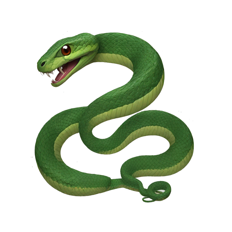Viper snake emoji