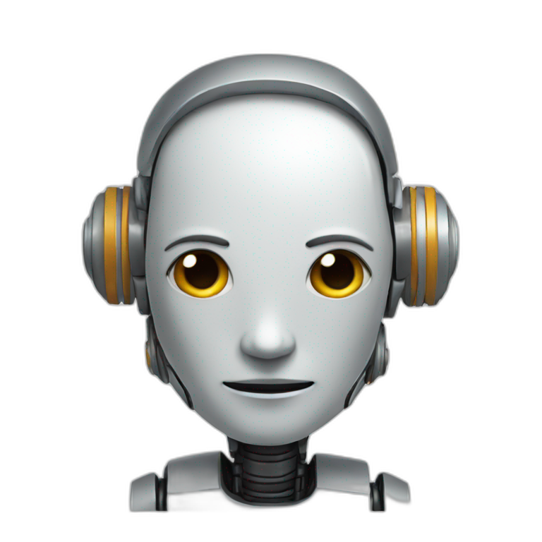 A robot emoji