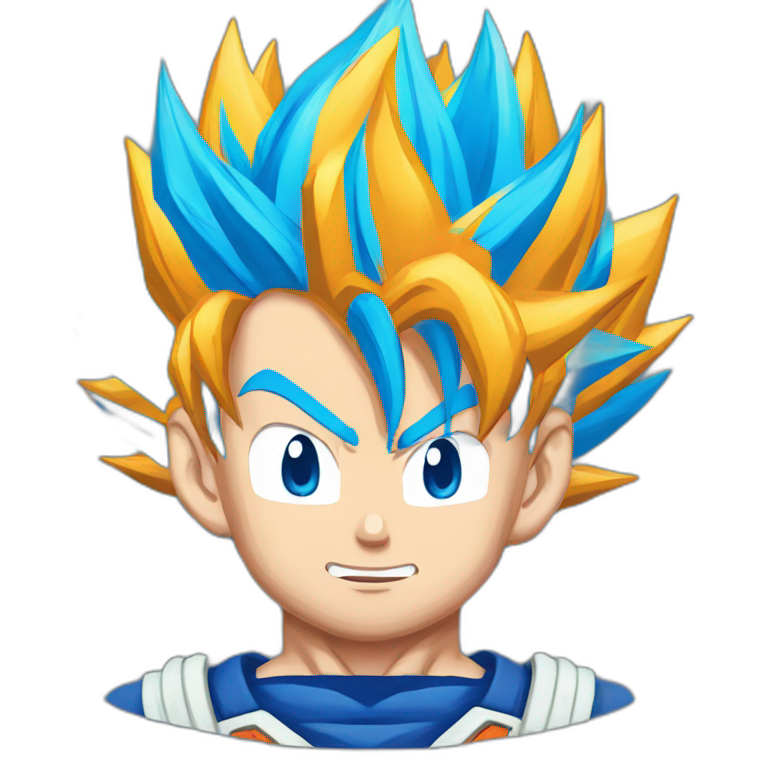 Goku ssj blue emoji