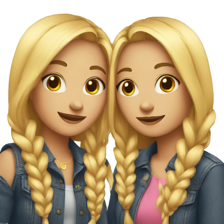 Two Best friends girls emoji