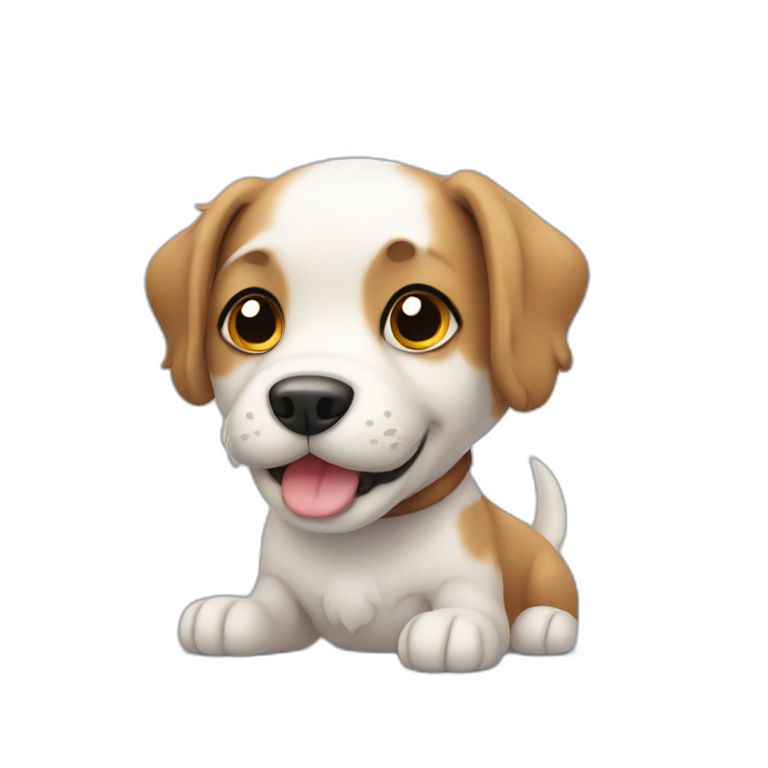 cute little dog emoji