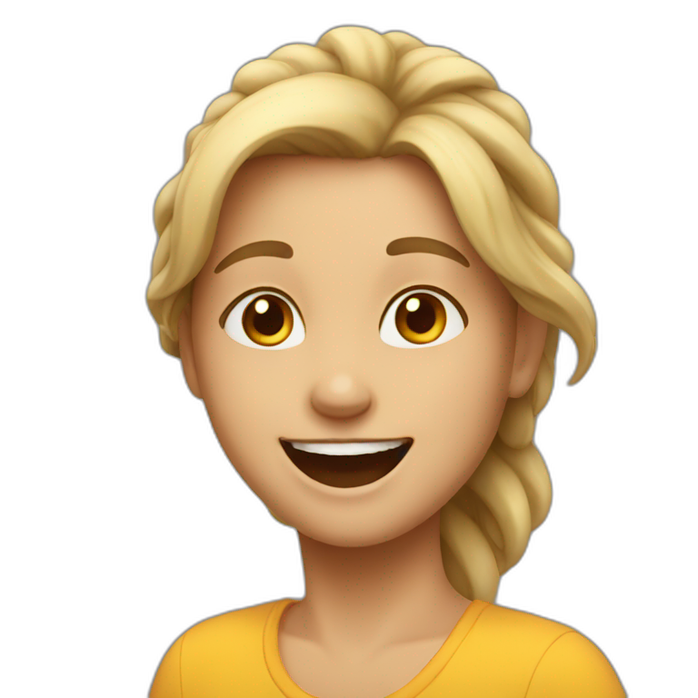 happy girl emoji