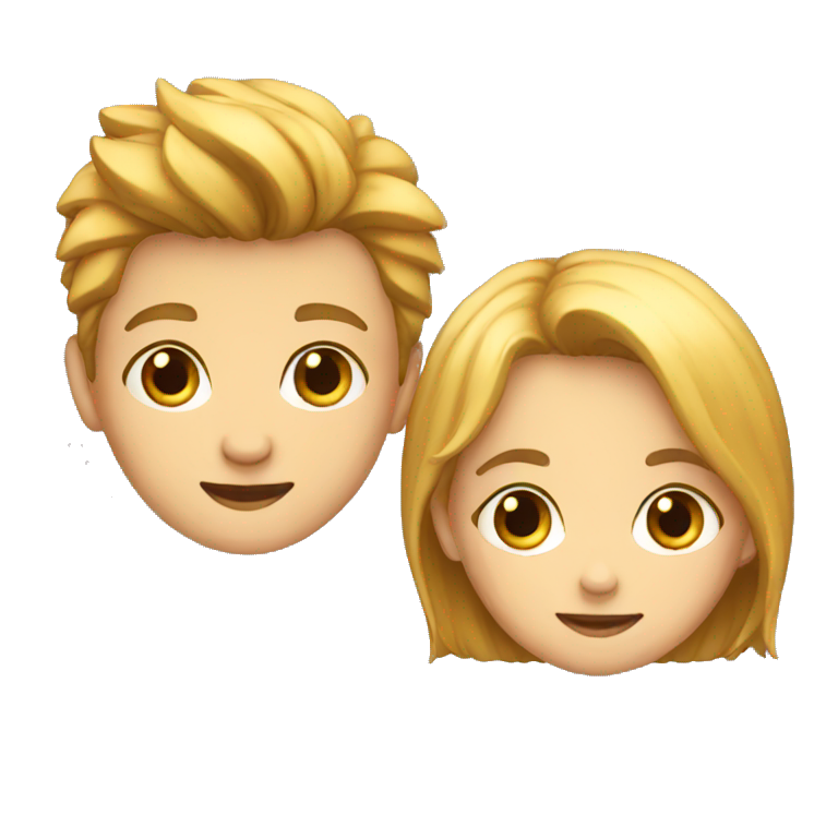 Boy and girl emoji