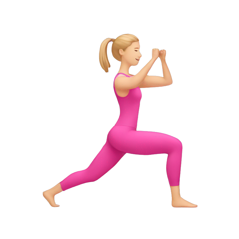 Pink Pilates emoji
