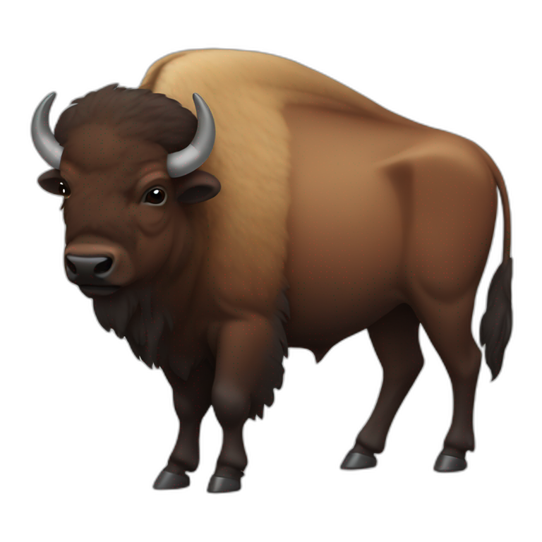 bison emoji