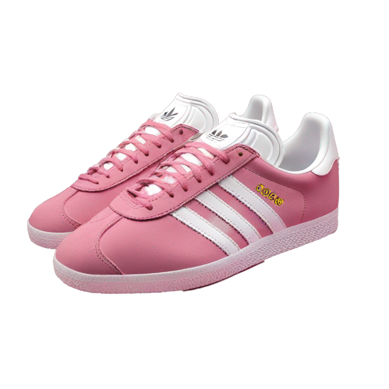 Adidas Gazelle Schuhe pink emoji AI Emoji Generator