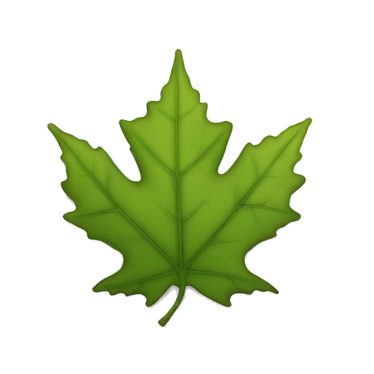 Maple leaf emoji