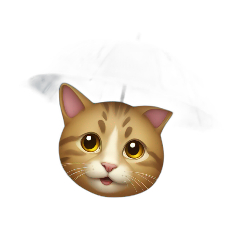 rainy cat emoji