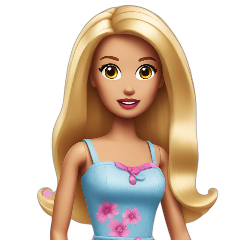 Barbie shoked emoji