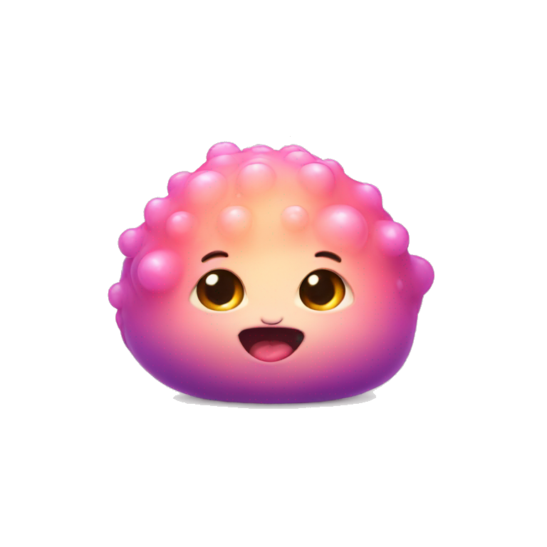 Cute little chubby polyp emoji