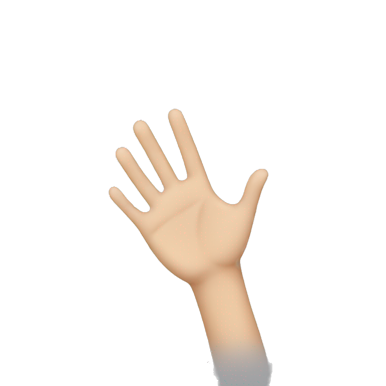 hand holding  emoji