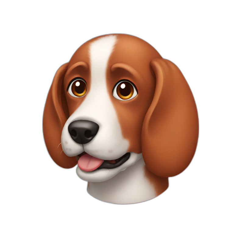 dog that looks like chorizo emoji