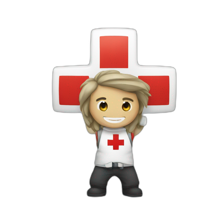 Red Cross emoji
