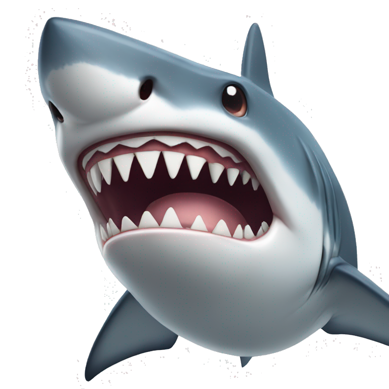shark with no teeth emoji
