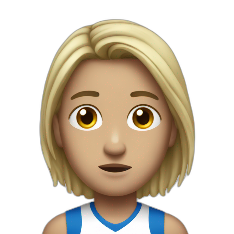 atleta triste emoji