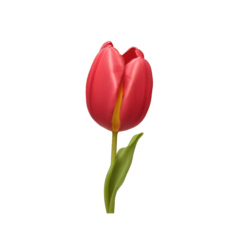 heart-shaped tulip emoji
