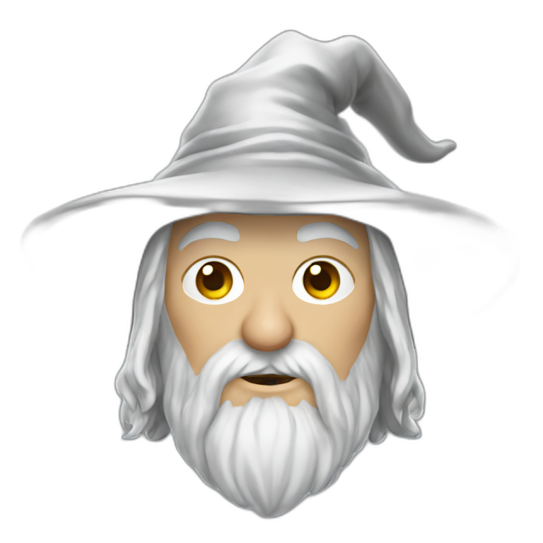 Gandalf the white emoji
