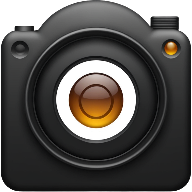 create a camera aperture emoji with black blades, 24px should be the ...